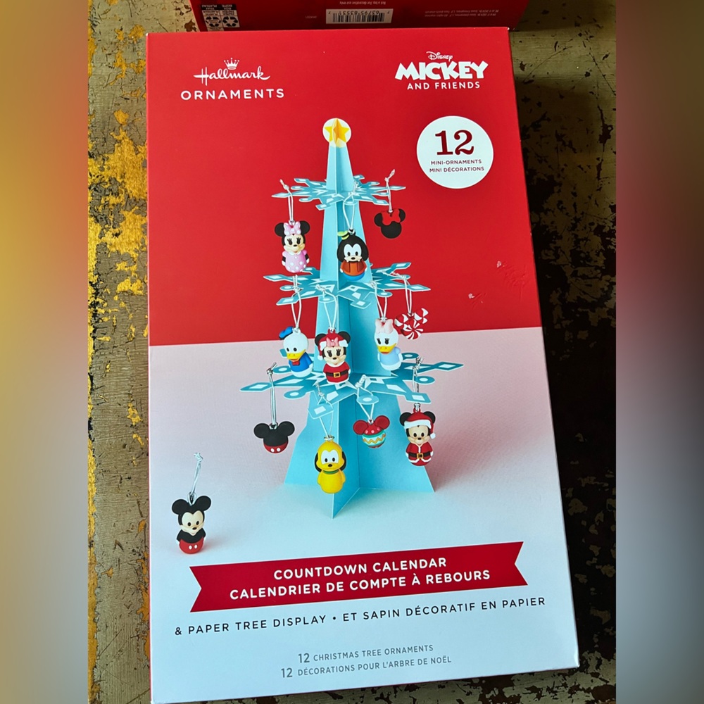 Hallmark Disney Mickey Mouse & Friends 12 days mini ornaments
